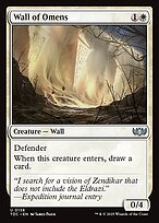 Wall of Omens (TDC-138) - Commander: Tarkir: Dragonstorm