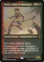Samut, Vizier of Naktamun (MAT-145) - March of the Machine: The Aftermath Etched Foil