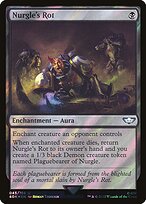 Nurgle's Rot (Surge Foil) (40K-045) - Warhammer 40,000 Commander Foil