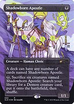 Shadowborn Apostle (680) (SLD-680) - Secret Lair Drop: (Full Art) (Borderless) Foil