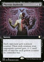 Phyresis Outbreak (Extended Art) (ONC-050) - Phyrexia: All Will Be One Commander: (Extended Art)