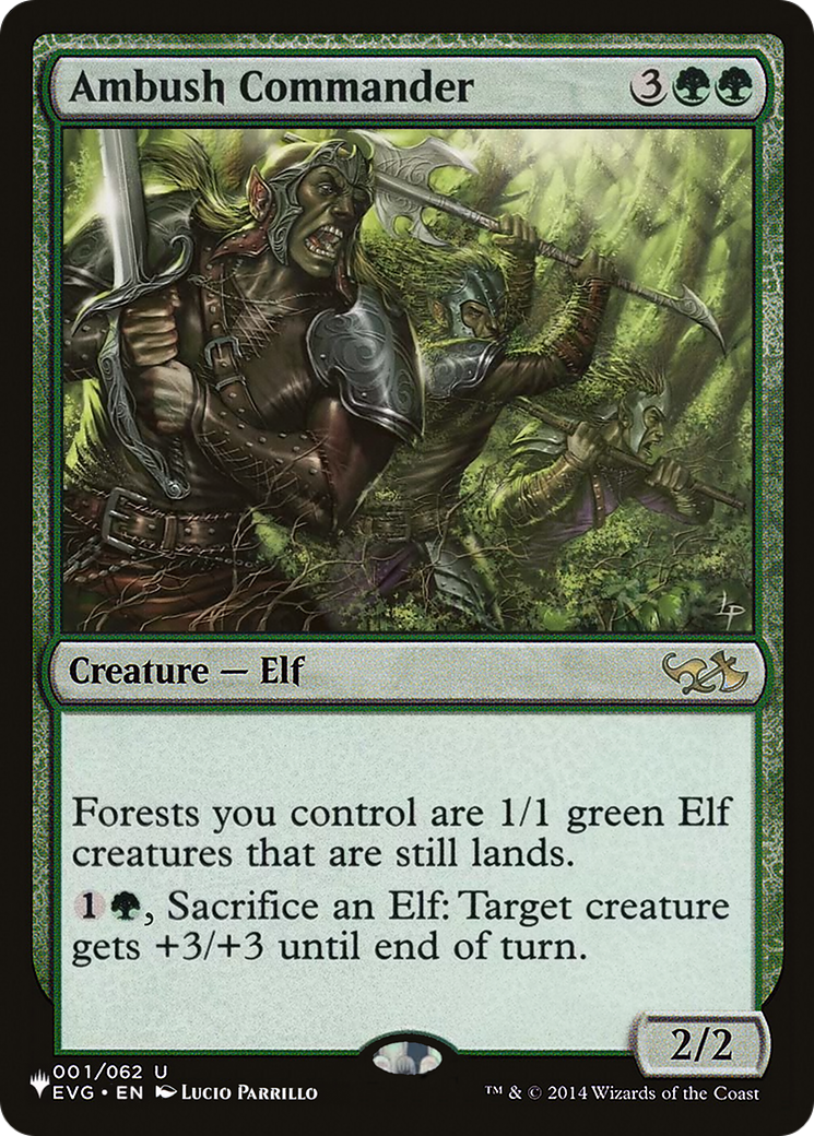 Ambush Commander (LIST-EVG-1) - The List