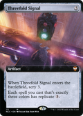 Threefold Signal (Extended Art) (NCC-111) - New Capenna Commander: (Extended Art)