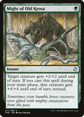 Might of Old Krosa (TSR-217) - Time Spiral Remastered Foil