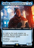 Nardole, Resourceful Cyborg (Extended Art) (Surge Foil) (WHO-956) - Doctor Who: (Extended Art) Foil
