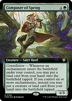 Composer of Spring (Extended Art) (CMM-769) - Commander Masters: (Extended Art)