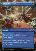 Thought Scour (Borderless) (2X2-351) - Double Masters 2022 Foil