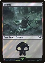 Swamp (314) (Surge Foil) (40K-314) - Warhammer 40,000 Commander Foil