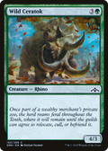 Wild Ceratok (GRN-150) - Guilds of Ravnica Foil