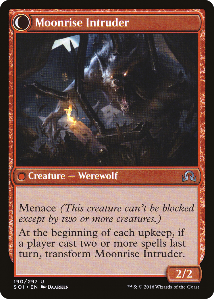 Village Messenger (SOI-190) - Shadows over Innistrad: (Double Faced Transform) Foil