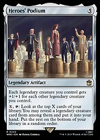 Heroes' Podium (WHO-242) - Doctor Who Foil