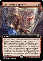 Guff Rewrites History (Extended Art) (CMM-767) - Commander Masters: (Extended Art) Foil