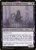 Go-Shintai of Hidden Cruelty (NEO-097) - Kamigawa: Neon Dynasty: (enchantment)