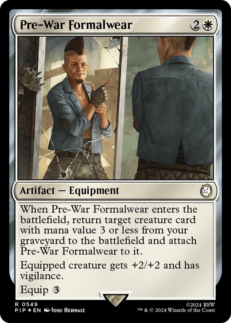 Pre-War Formalwear (Surge Foil) (PIP-549) - Fallout Foil