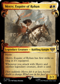 Merry, Esquire of Rohan (Showcase Scrolls) (LTR-666) - The Lord of the Rings: Tales of Middle-earth: (Showcase) Foil