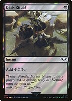Dark Ritual (Surge Foil) (40K-196) - Warhammer 40,000 Commander Foil