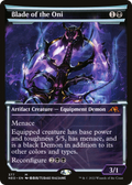 Blade of the Oni (Showcase) (NEO-377) - Kamigawa: Neon Dynasty: (Showcase)