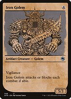 Iron Golem (Showcase) (AFR-348) - Adventures in the Forgotten Realms: (Showcase)