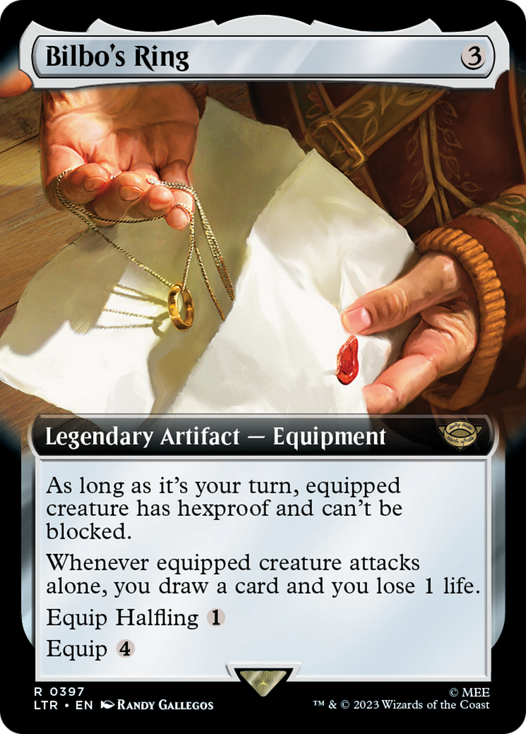 Bilbo's Ring (Extended Art) (LTR-397) - The Lord of the Rings: Tales of Middle-earth: (Extended Art)