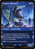 Futurist Operative (Showcase) (NEO-333) - Kamigawa: Neon Dynasty: (Showcase)