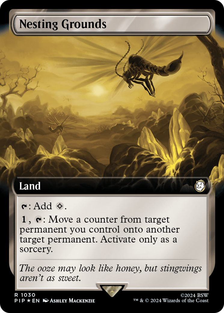 Nesting Grounds (Extended Art) (Surge Foil) (PIP-1030) - Fallout: (Extended Art) Foil