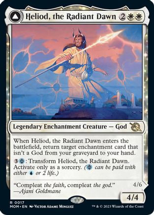 Heliod, the Radiant Dawn (MOM-017) - March of the Machine: (enchantment) Foil