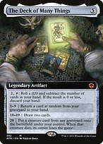 The Deck of Many Things (Extended Art) (AFR-392) - Adventures in the Forgotten Realms: (Extended Art) Foil