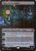 Karn, Living Legacy (Borderless) (DMU-372) - Dominaria United Foil