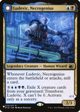 Ludevic, Necrogenius (LIST-MID-233) - The List: (Double Faced Transform)