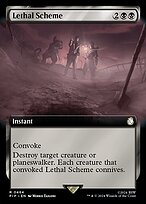 Lethal Scheme (Extended Art) (PIP-464) - Fallout: (Extended Art) Foil