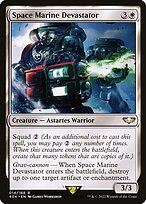 Space Marine Devastator (40K-014) - Warhammer 40,000 Commander