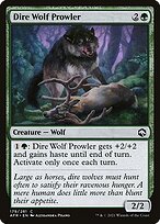 Dire Wolf Prowler (AFR-179) - Adventures in the Forgotten Realms Foil