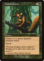 Chatterstorm (Retro Frame) (MH2-411) - Modern Horizons 2 Etched Foil