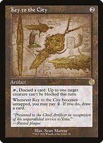 Key to the City (Schematic) (BRR-090) - The Brothers' War Retro Artifacts Foil