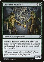 Draconic Muralists (CLB-224) - Commander Legends: Battle for Baldur's Gate