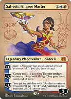 Saheeli, Filigree Master (Borderless) (BRO-294) - The Brothers' War