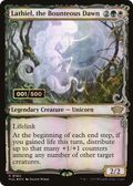 Lathiel, the Bounteous Dawn (Serial Numbered) (MUL-180Z) - Multiverse Legends: (Showcase) Foil