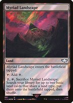 Myriad Landscape (Surge Foil) (40K-285) - Warhammer 40,000 Commander Foil
