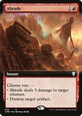 Abrade (Extended Art) (CMR-659) - Commander Legends: (Extended Art) Foil