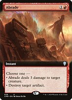 Abrade (Extended Art) (CMR-659) - Commander Legends: (Extended Art) Foil