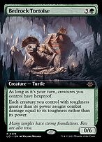 Bedrock Tortoise (Extended Art) (LCI-378) - The Lost Caverns of Ixalan: (Extended Art) Foil