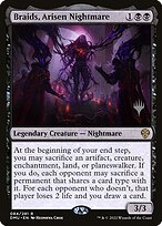 Braids, Arisen Nightmare (PPDMU-84P) - Dominaria United Promos Foil