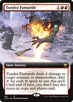 Tundra Fumarole (Extended Art) (KHM-361) - Kaldheim: (Extended Art, snow) Foil