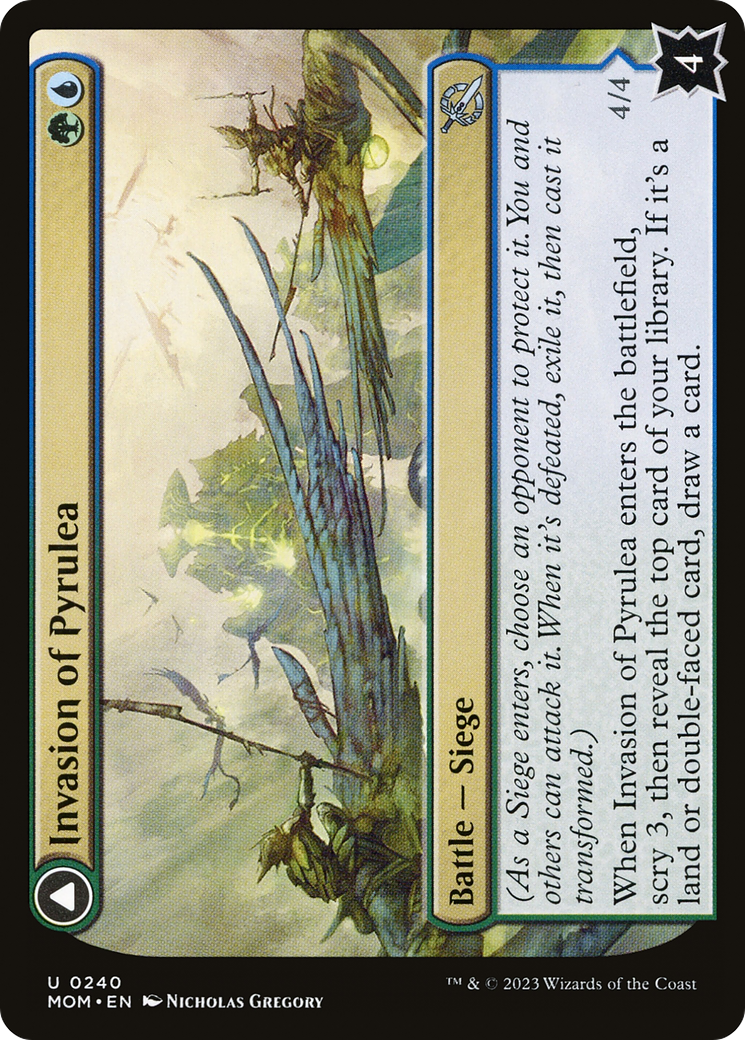 Invasion of Pyrulea (MOM-240) - March of the Machine