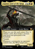 Sauron, Lord of the Rings (Extended Art) (LTC-092) - Tales of Middle-earth Commander: (Extended Art) Foil