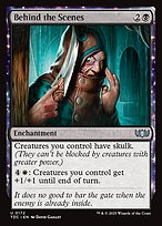 Behind the Scenes (TDC-172) - Commander: Tarkir: Dragonstorm: (enchantment)