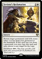 Sevinne's Reclamation (CMM-055) - Commander Masters Foil
