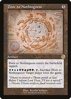 Door to Nothingness (Schematic) (BRR-077) - The Brothers' War Retro Artifacts Foil