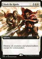 Slash the Ranks (Extended Art) (CMR-625) - Commander Legends: (Extended Art) Foil