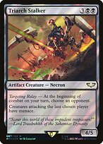 Triarch Stalker (Surge Foil) (40K-067) - Warhammer 40,000 Commander Foil